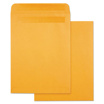 Quality Park™ High Bulk Self-sealing Envelopes, #10 1-2, Cheese Blade Flap, Redi-seal Closure, 9 X 12, Brown Kraft, 100-box freeshipping - TVN Wholesale